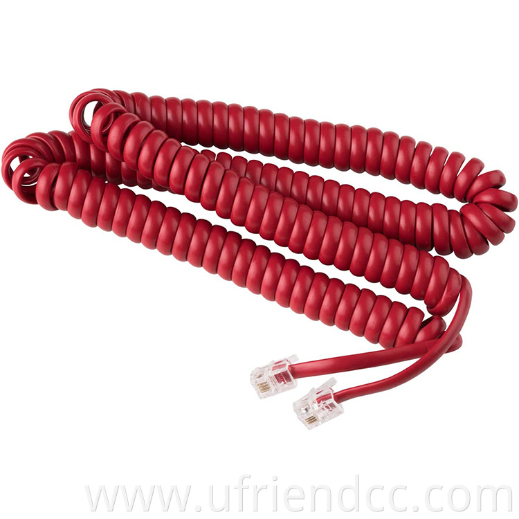 RJ11 6P4C Male to Male Router and Mode Cable Phone Cord Telephone Plug High Speed Internet Broadband